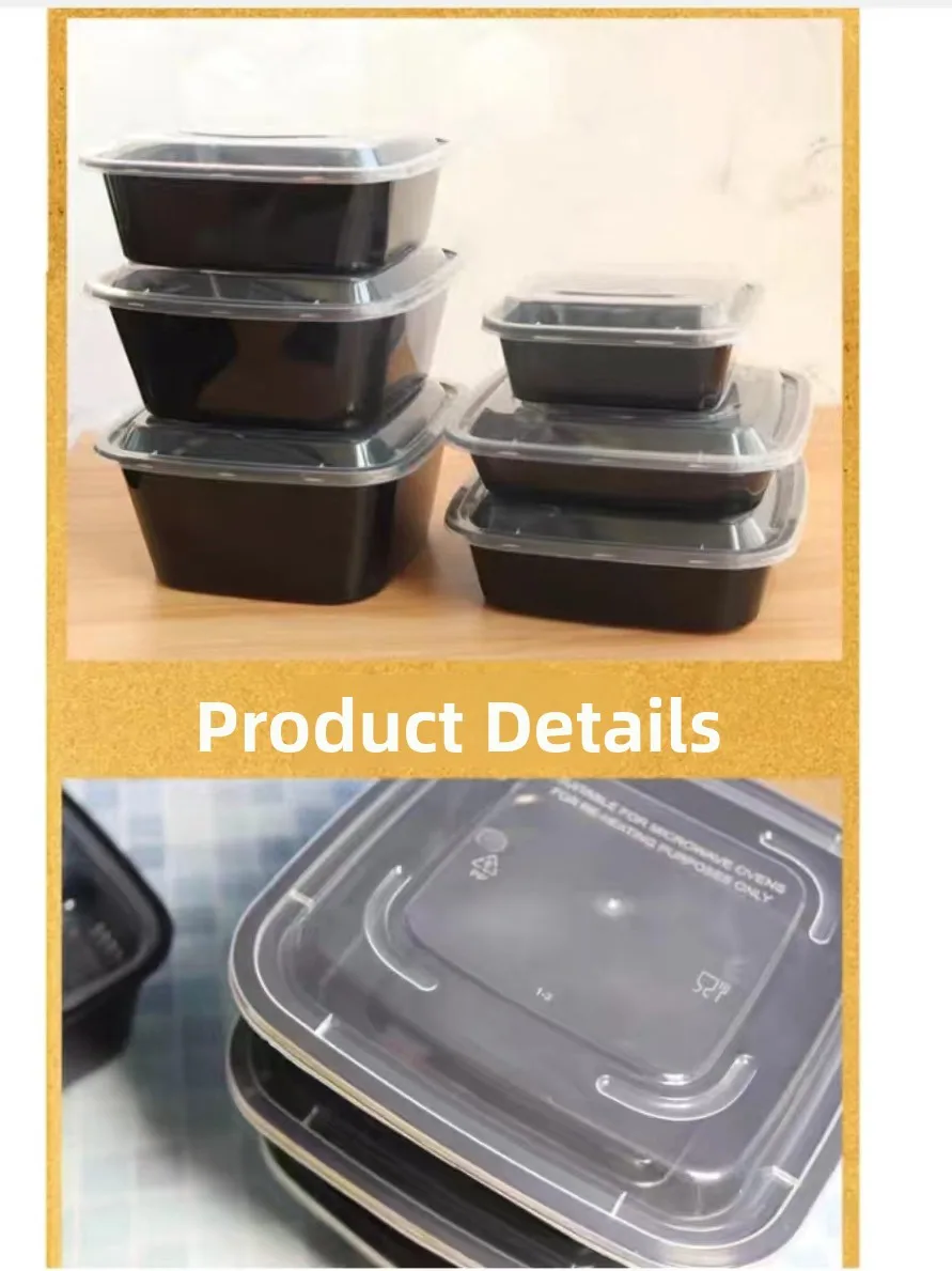 Square Disposable Food ade Meal Box Microwavable And Refrigerable Chinese Manufacturer PP5 Material 50 Pieces
Square Disposable Food ade Meal Box Microwavable And Refrigerable Chinese Manufacturer PP5 Material 50 Pieces