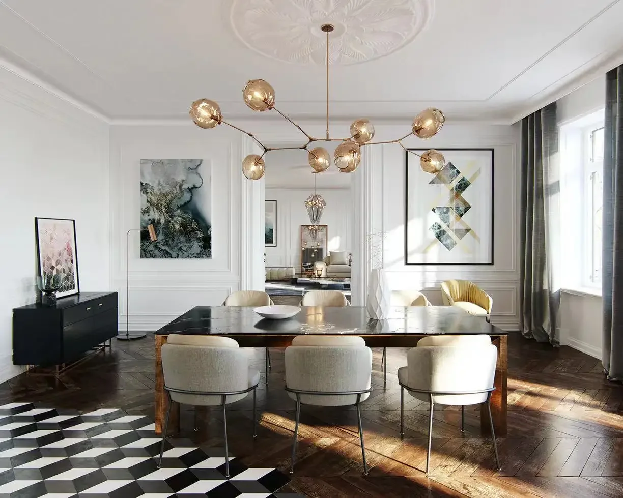 Designer Console Stainless Steel Base Dining Table Minimalist High-end Restaurant Luxury Villa Dining Table
Designer Console Stainless Steel Base Dining Table Minimalist High-end Restaurant Luxury Villa Dining Table