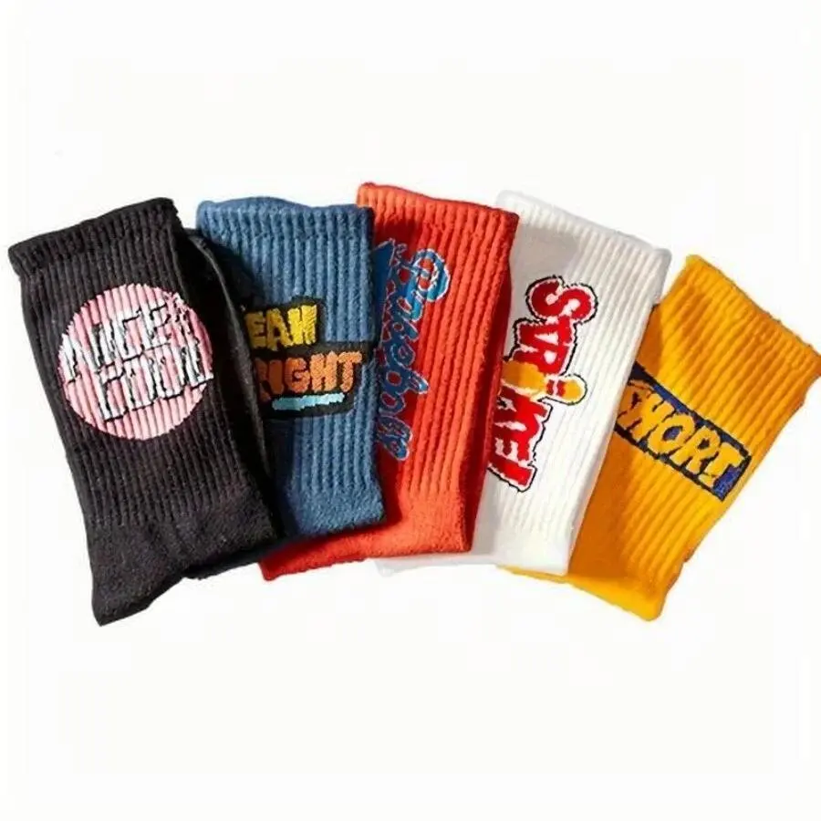 6-пары вязаных спортивных носков с нейтральным буквенным принтом, впитывающих пот и дышащих, подходят для ношения пар
6-пары вязаных спортивных носков с нейтральным буквенным принтом, впитывающих пот и дышащих, подходят для ношения пар