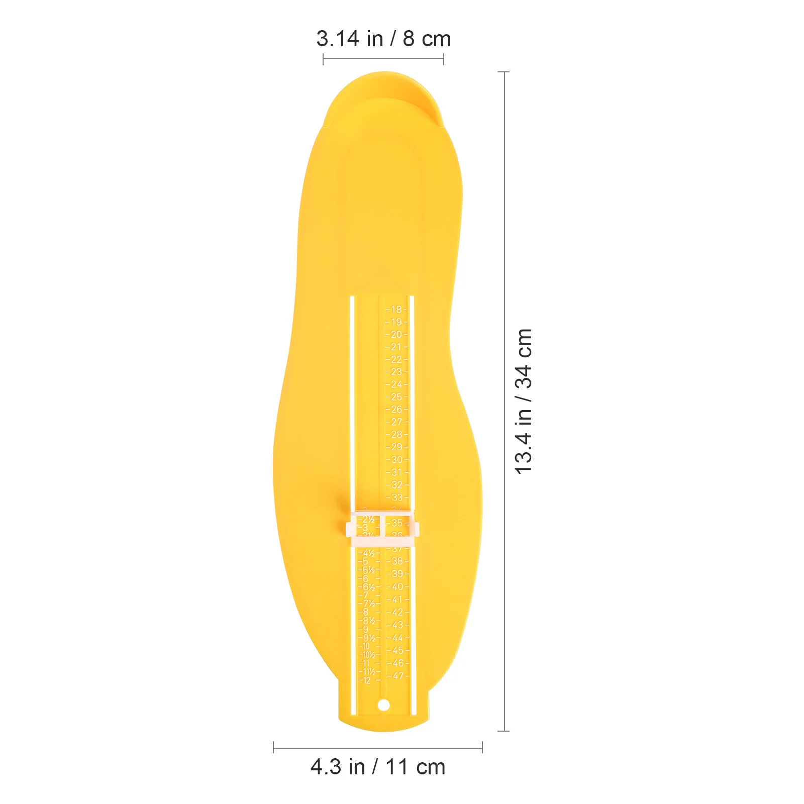 Measuring Gauge Shoe Size Foot Measurement Gauge Yellow Color Foot Length Measurement Instruments
Measuring Gauge Shoe Size Foot Measurement Gauge Yellow Color Foot Length Measurement Instruments