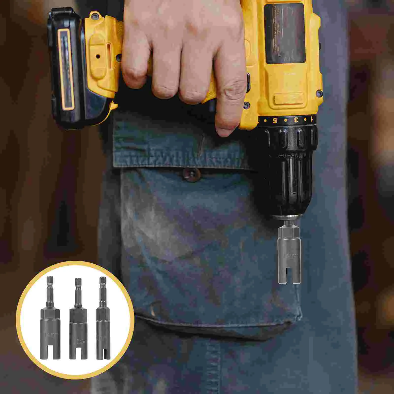 3 Pcs to Open Wing Nut Socket Drill Bits Impact Driver Chrome Vanadium Steel for Eye Screws
3 Pcs to Open Wing Nut Socket Drill Bits Impact Driver Chrome Vanadium Steel for Eye Screws