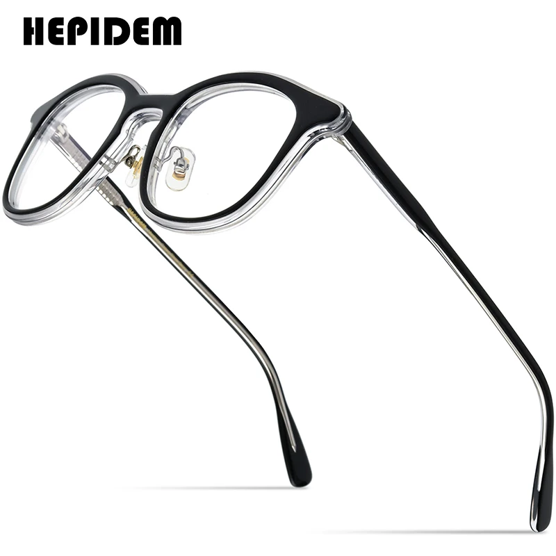 HEPIDEM Acetate Glasses Frame Men Retro Vintage Square Eyeglasses Women Optical Spectacles Eyewear 9204
HEPIDEM Acetate Glasses Frame Men Retro Vintage Square Eyeglasses Women Optical Spectacles Eyewear 9204