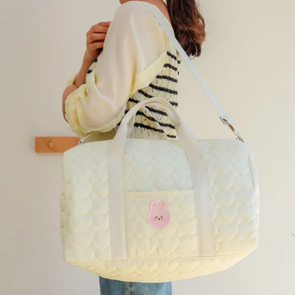 Cute Rabbit Face Diaper Bag, Large Capacity Mommy Tote, Multi-Use Hospital & Travel Bag with Detachable Shoulder Strap, Lightwei
Cute Rabbit Face Diaper Bag, Large Capacity Mommy Tote, Multi-Use Hospital & Travel Bag with Detachable Shoulder Strap, Lightwei