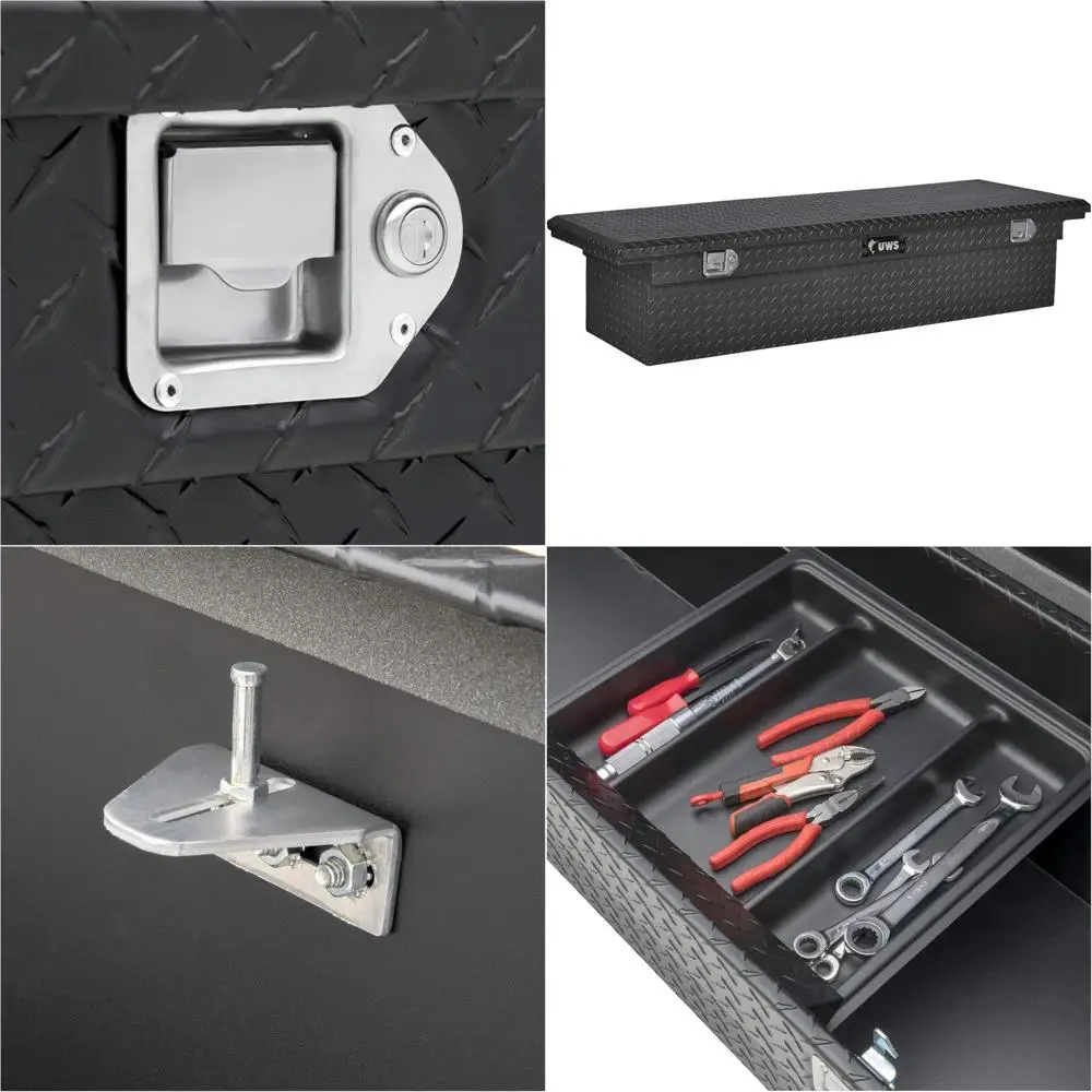 Матовый черный ящик для инструментов для грузовиков 69 дюймов, усиленный, с низкопрофильной крышкой и жестким основанием
Матовый черный ящик для инструментов для грузовиков 69 дюймов, усиленный, с низкопрофильной крышкой и жестким основанием