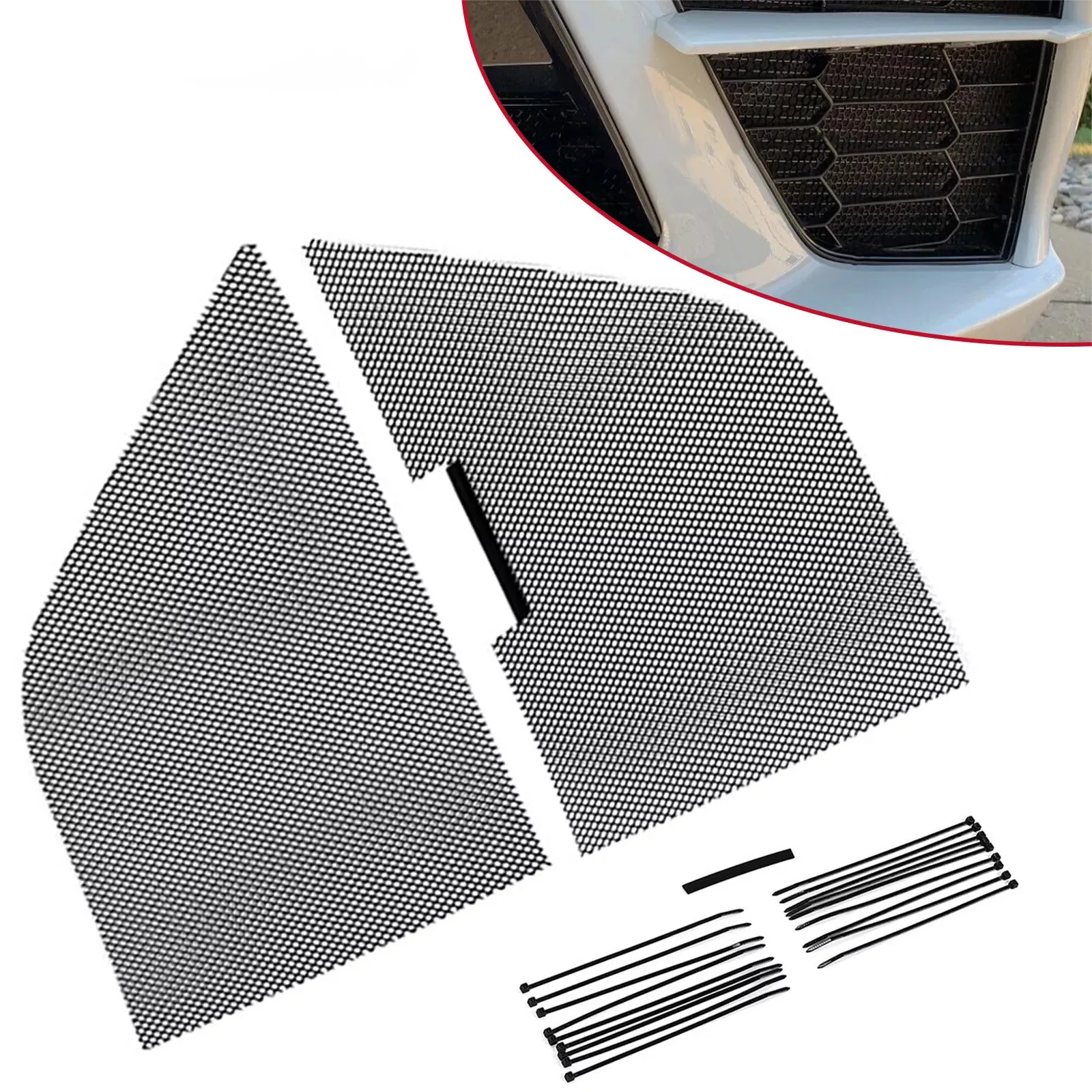 For Corvette C8 2020-2024 Outer Mesh Grill Kit Radiator Grille Covers Black Pair
For Corvette C8 2020-2024 Outer Mesh Grill Kit Radiator Grille Covers Black Pair