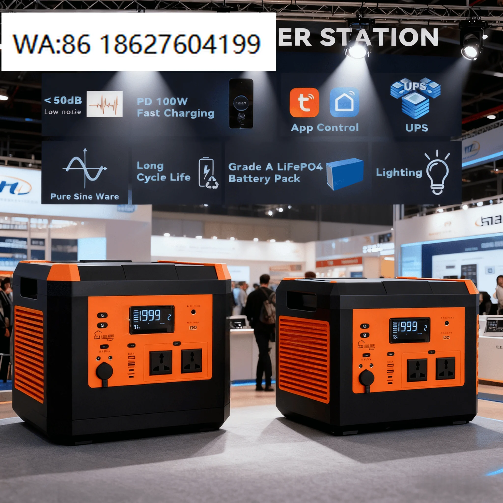 2400W 3000W UPS Solar Portable Power Station, Panel Compatible, Home Outdoor Emergency
2400W 3000W UPS Solar Portable Power Station, Panel Compatible, Home Outdoor Emergency