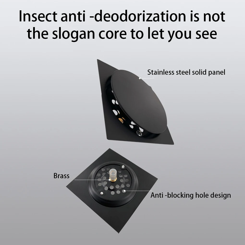 Hotel Stainless Steel Floor Drain Filter Replacement Bathroom Toilet Balcony Anti-odor Waste Grate Strainer Square
Hotel Stainless Steel Floor Drain Filter Replacement Bathroom Toilet Balcony Anti-odor Waste Grate Strainer Square