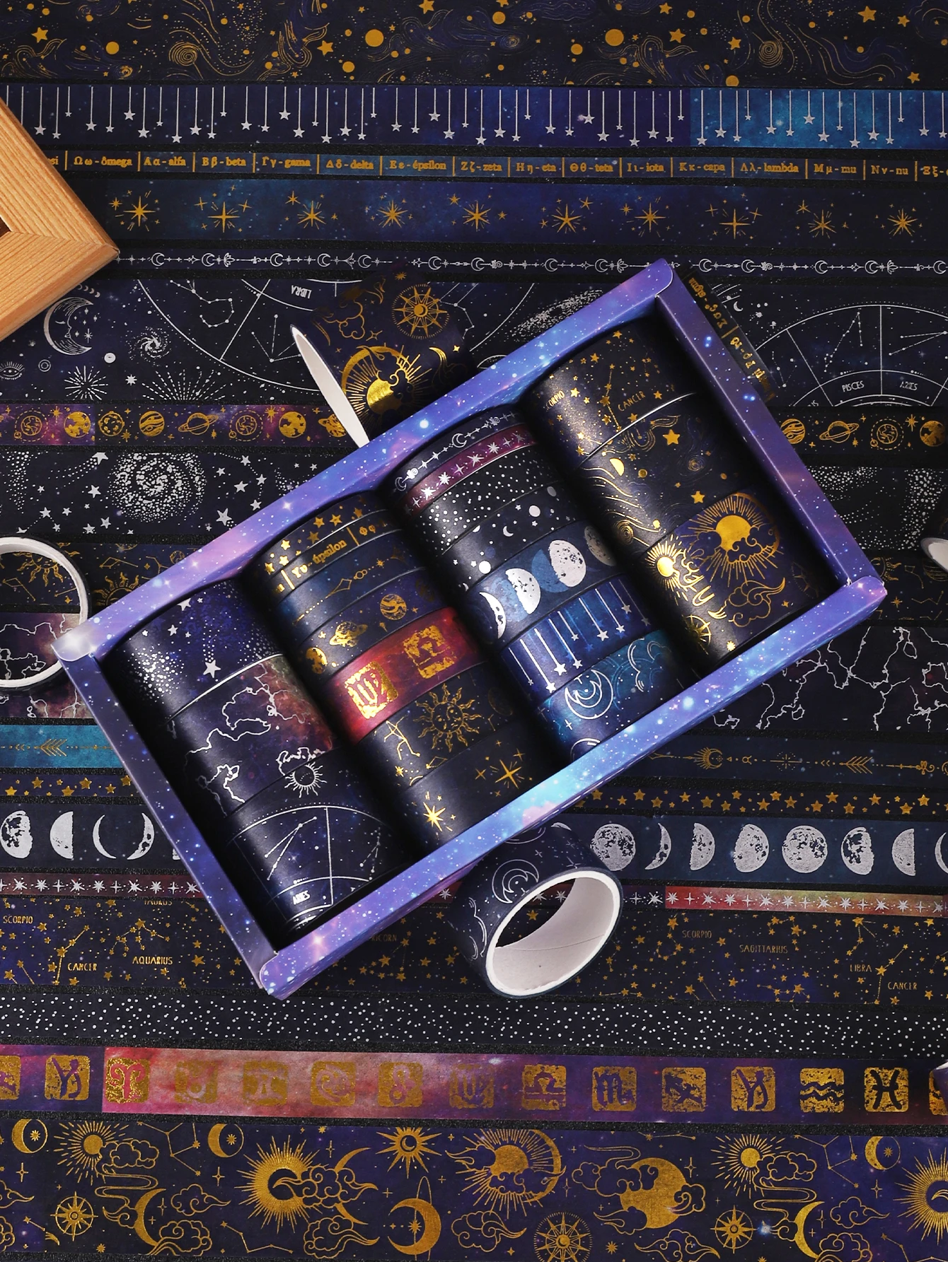 20rolls/box Starry sky themed washi tape Stationery washi tape japanese stationery scrapbooking supplies Art Supplies Gift
20rolls/box Starry sky themed washi tape Stationery washi tape japanese stationery scrapbooking supplies Art Supplies Gift