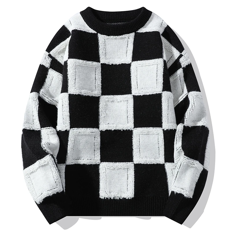 2023 New Deep Winter Luxury Plaid Sweater Men Streetwear High End Thick Warm Mens Cashmere Sweaters Thermal Christmas Pullovers
2023 New Deep Winter Luxury Plaid Sweater Men Streetwear High End Thick Warm Mens Cashmere Sweaters Thermal Christmas Pullovers