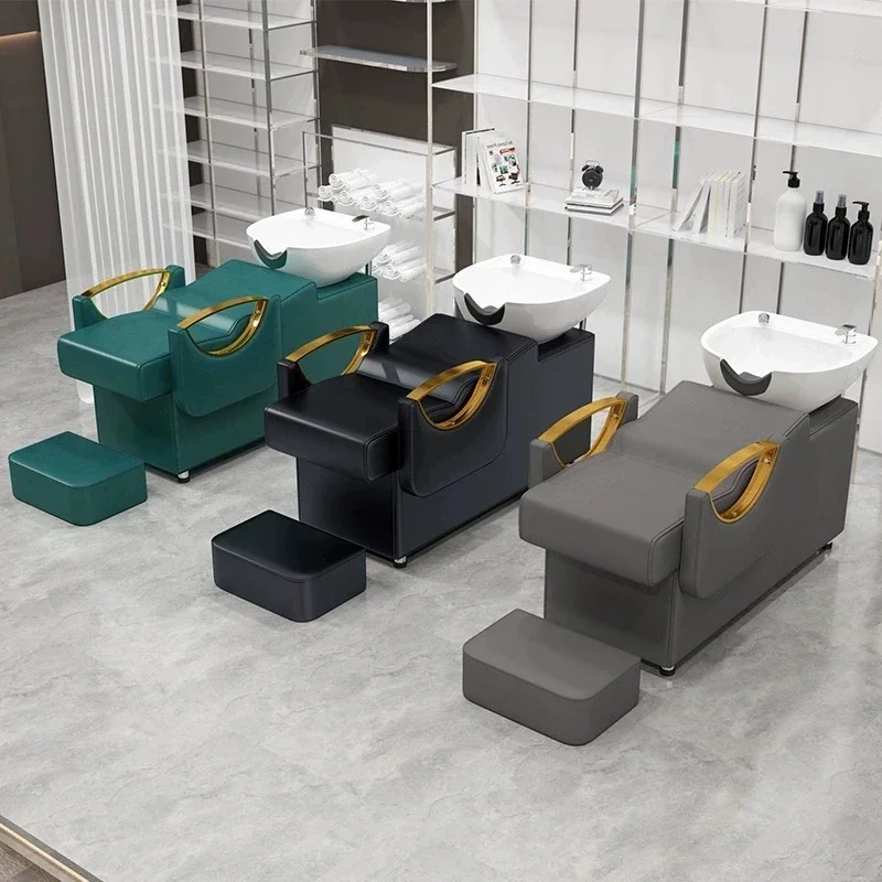 Bac Shampooing Salon Chairs Hair Stylist Water Circulation Basin Single Sleeping Bed Spa Washbasin Chair Aesthetic Massage
Bac Shampooing Salon Chairs Hair Stylist Water Circulation Basin Single Sleeping Bed Spa Washbasin Chair Aesthetic Massage