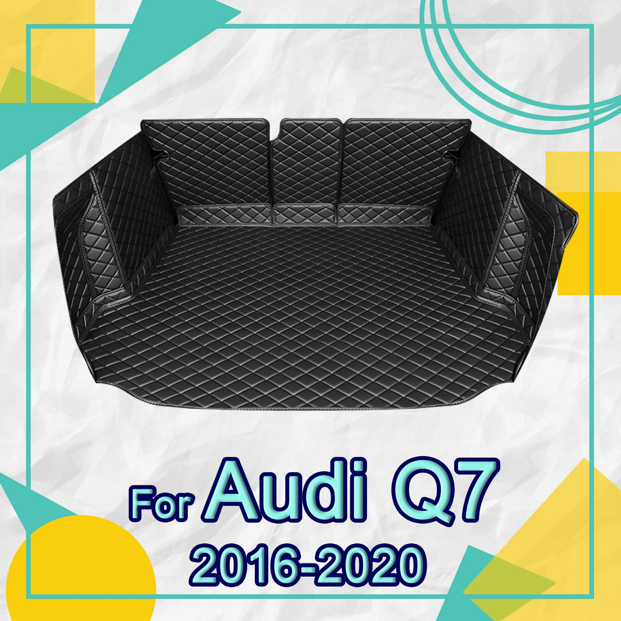 Коврик для багажника автомобиля APPDEE для Audi Q7, семи сидений 2016, 2017, 2018, 2019, 2020, коврик для подкладки груза, аксессуары для интерьера
Коврик для багажника автомобиля APPDEE для Audi Q7, семи сидений 2016, 2017, 2018, 2019, 2020, коврик для подкладки груза, аксессуары для интерьера