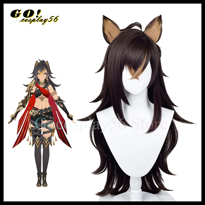Dehya Cosplay Wig Ears Sumeru Brown Long Heat Resistant Hair Women Game Role Play 2022 Halloween Headwear
Dehya Cosplay Wig Ears Sumeru Brown Long Heat Resistant Hair Women Game Role Play 2022 Halloween Headwear