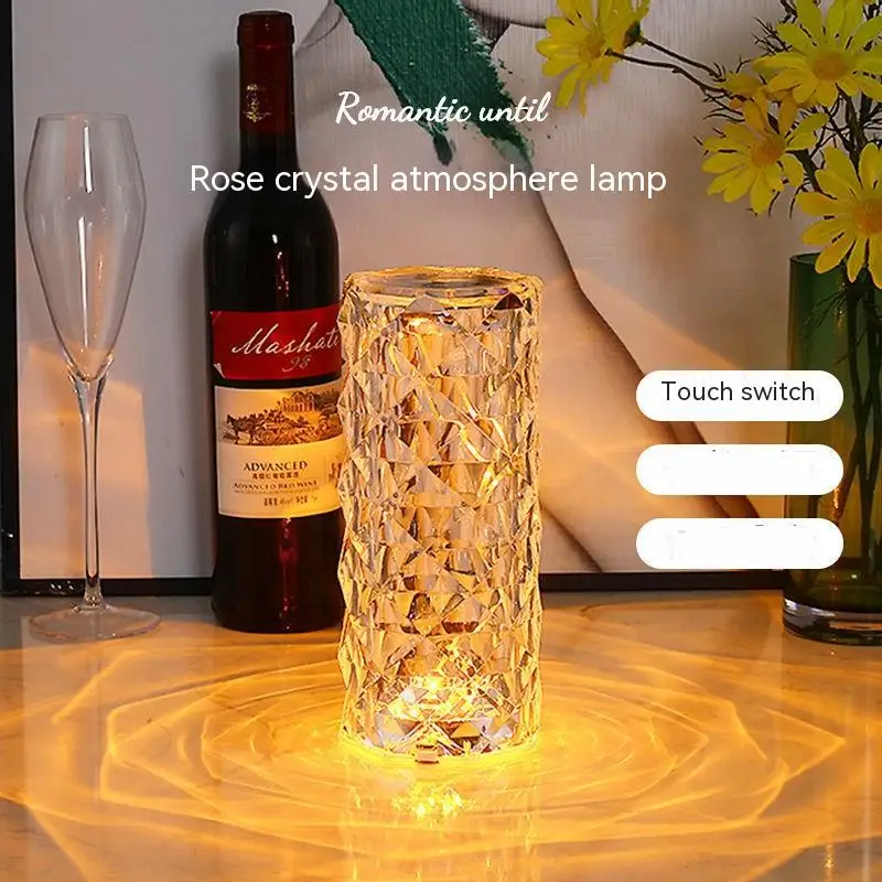 Crystal Lamp Touch Table Bedside Lamps Light Fixture 16 Colors LED Atmosphere Room Night Lamp Room Decoration Home Table Lamps
Crystal Lamp Touch Table Bedside Lamps Light Fixture 16 Colors LED Atmosphere Room Night Lamp Room Decoration Home Table Lamps