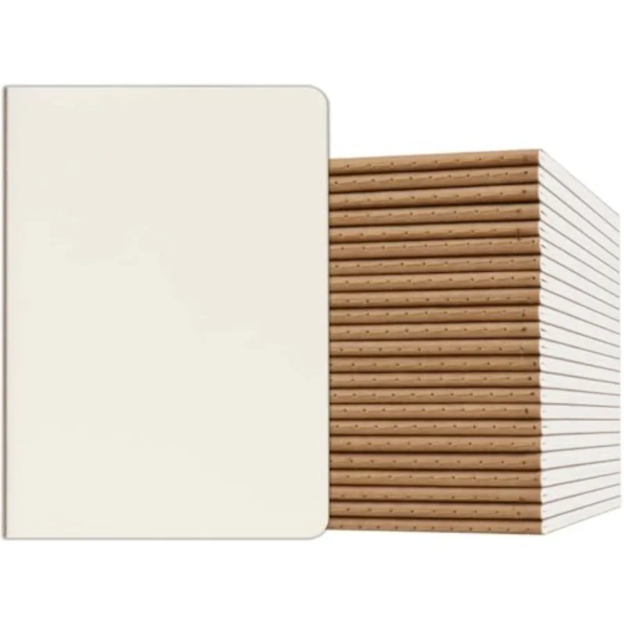 Pack A5 Kraft Notebooks Bulk, 8.15x5.5 Inch Blank Journaling Notebooks, Notebooks for Work, Composition Notebooks for School, J
Pack A5 Kraft Notebooks Bulk, 8.15x5.5 Inch Blank Journaling Notebooks, Notebooks for Work, Composition Notebooks for School, J