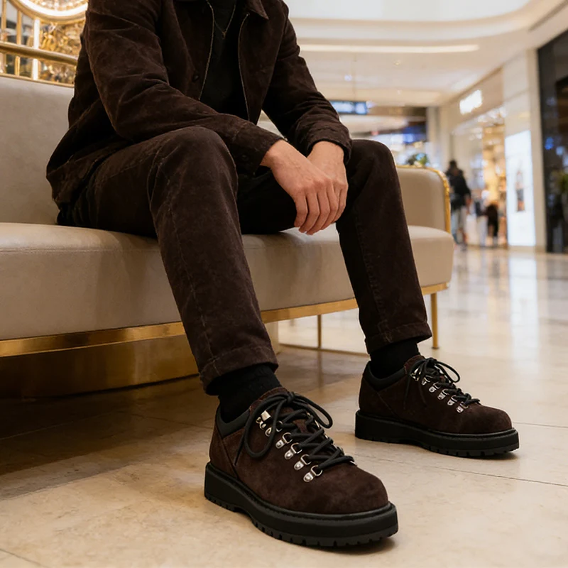 Genuine Leather Shoes Mens Derbys Spring Autumn Flat Brand Male Footwear Fashion Business British Style Plus Size 45 D785
Genuine Leather Shoes Mens Derbys Spring Autumn Flat Brand Male Footwear Fashion Business British Style Plus Size 45 D785