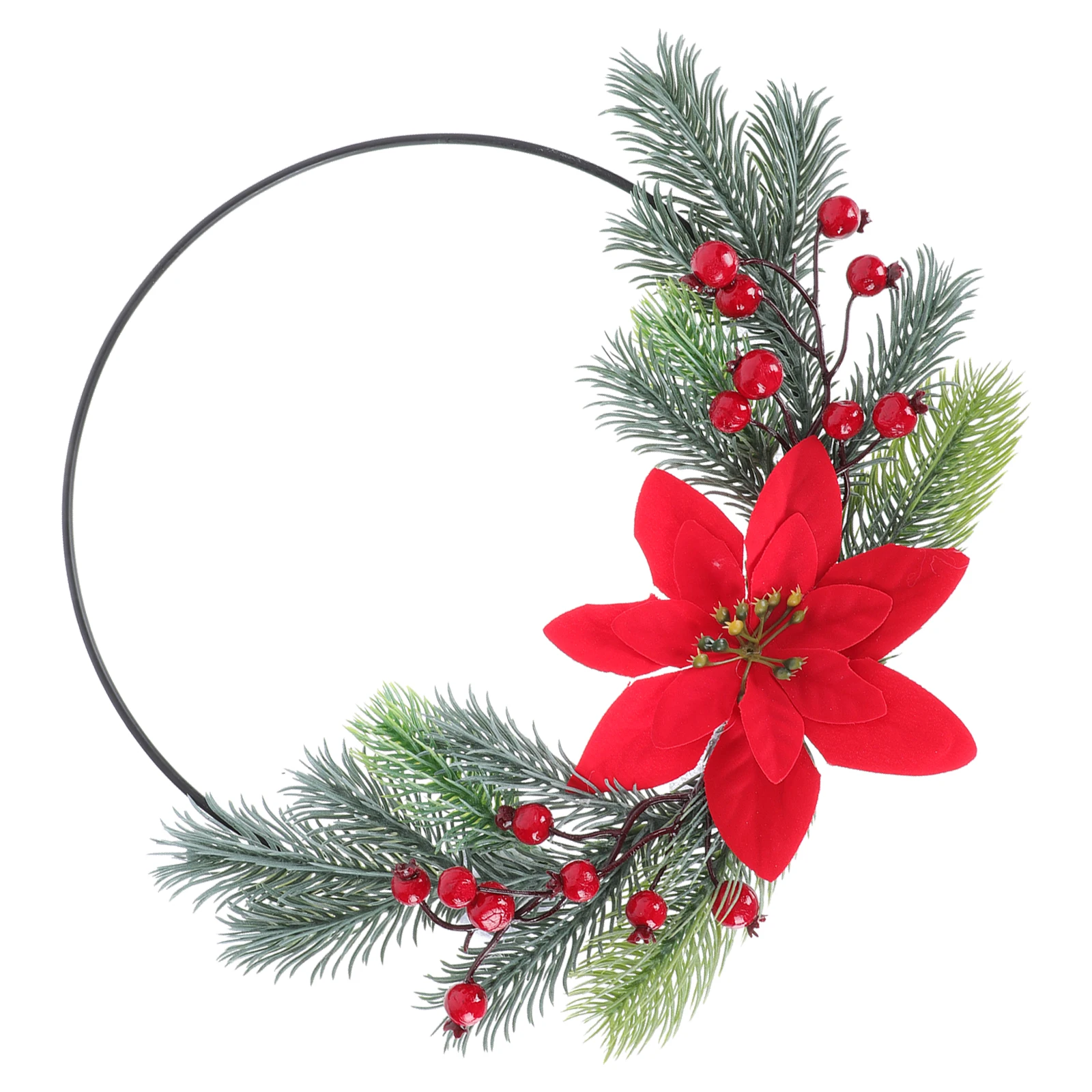 Christmas Decor Wreath Xmas Artificial Plant Wreath Pendant Festival Xmas Pendant Holiday nament
Christmas Decor Wreath Xmas Artificial Plant Wreath Pendant Festival Xmas Pendant Holiday nament