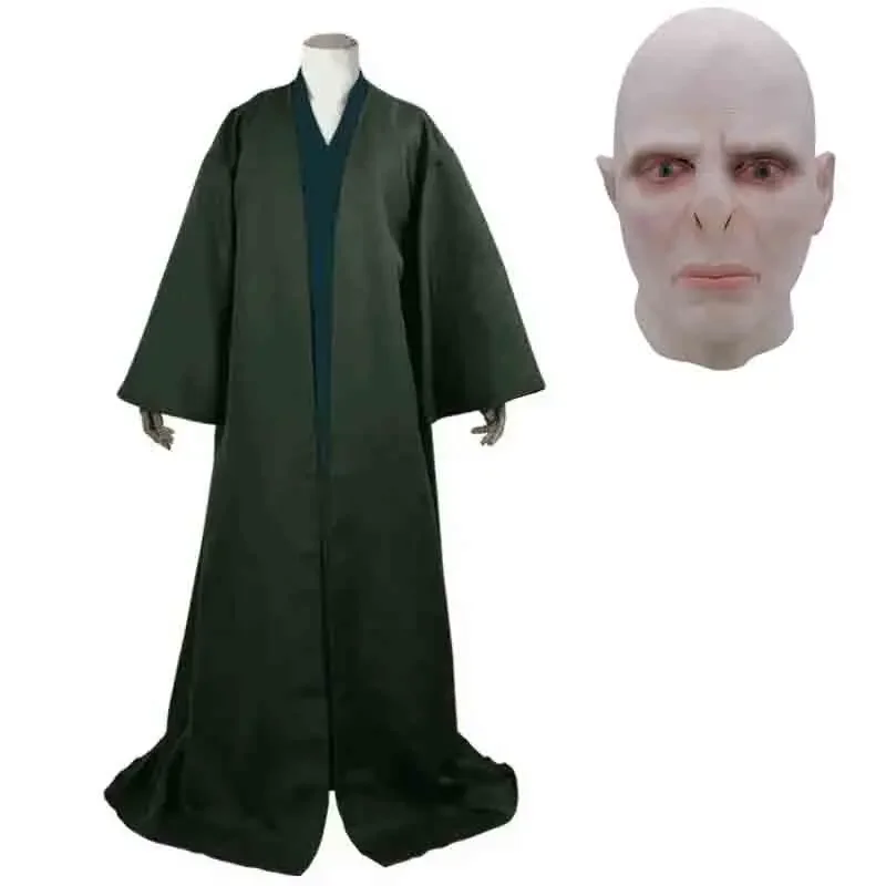 Adult Lord Voldemort Cosplay Costume MaskSnape Professor McGonagall Furong costume Halloween School of Witchcraft and Wizardry
Adult Lord Voldemort Cosplay Costume MaskSnape Professor McGonagall Furong costume Halloween School of Witchcraft and Wizardry