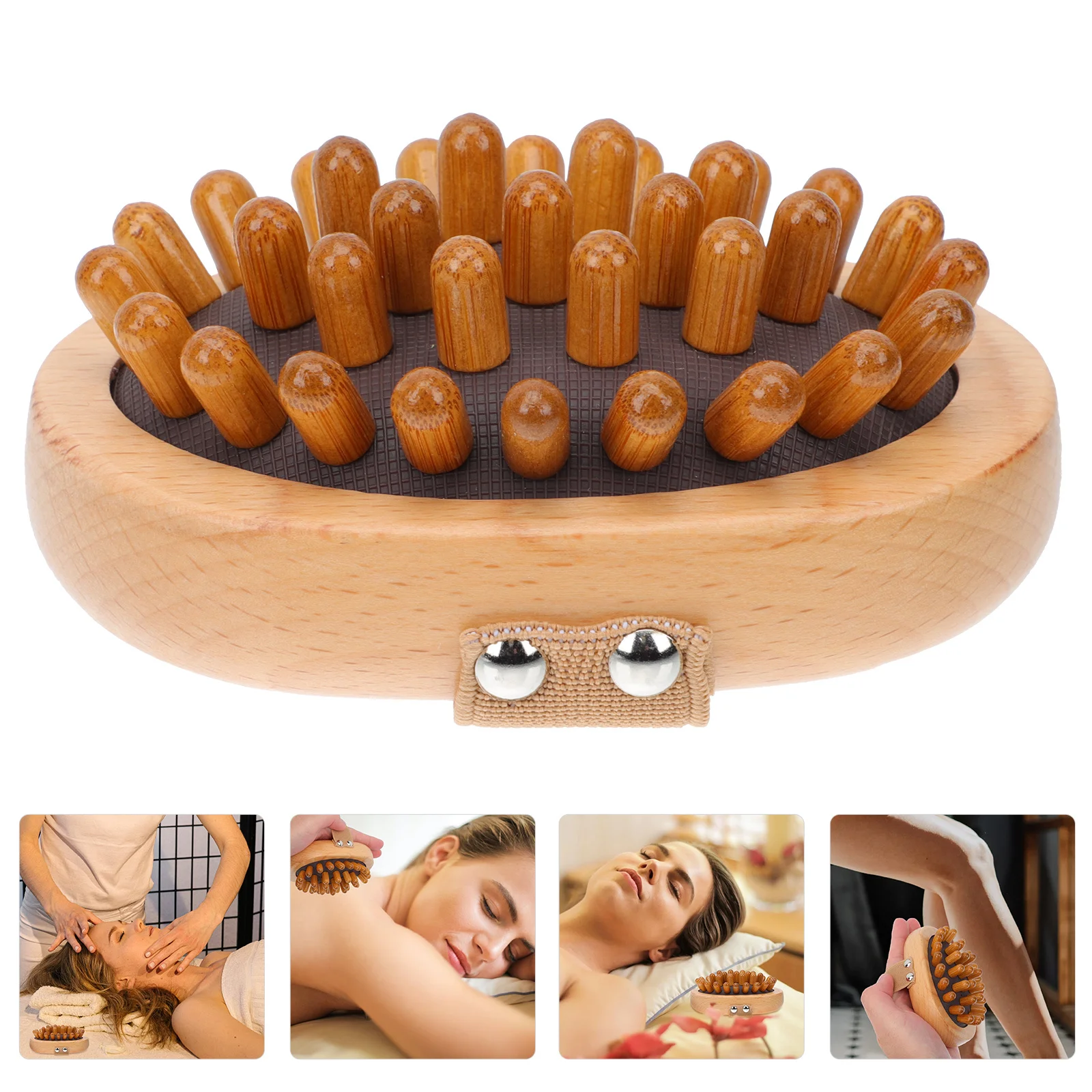 1pc Spa Airbag Massager Ergonomic Smooth Wooden Body Brush Manual Massage Tool For Home Scalp Stress Relief Handheld Massager
1pc Spa Airbag Massager Ergonomic Smooth Wooden Body Brush Manual Massage Tool For Home Scalp Stress Relief Handheld Massager
