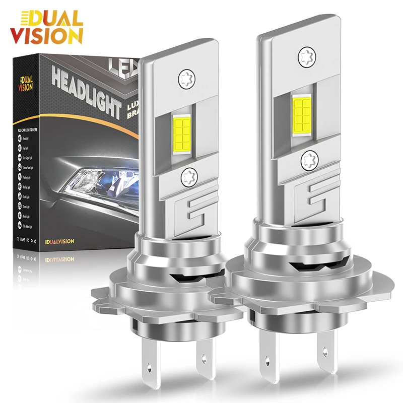 20000LM Mini H7 LED Headlight Bulb Super Bright 7035 CSP Car Headlamp Auto Diode Lamp Canbus H7 Turbo Led Light 6000K 12V 120W
20000LM Mini H7 LED Headlight Bulb Super Bright 7035 CSP Car Headlamp Auto Diode Lamp Canbus H7 Turbo Led Light 6000K 12V 120W