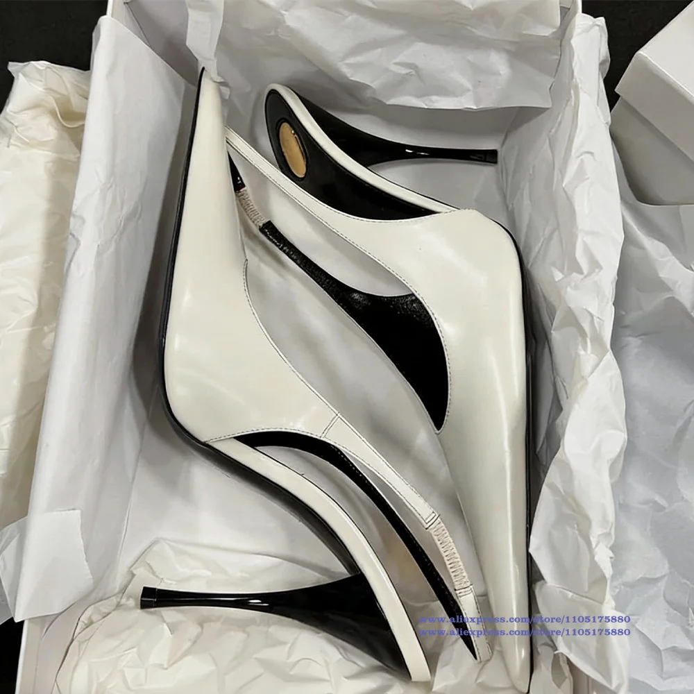 White Patent Leather Thin Heels Sandals Pointy Toe Pull On Women's Pumps Luxury Designer Dress Shoes Sandalias De Mujer Verano
White Patent Leather Thin Heels Sandals Pointy Toe Pull On Women's Pumps Luxury Designer Dress Shoes Sandalias De Mujer Verano