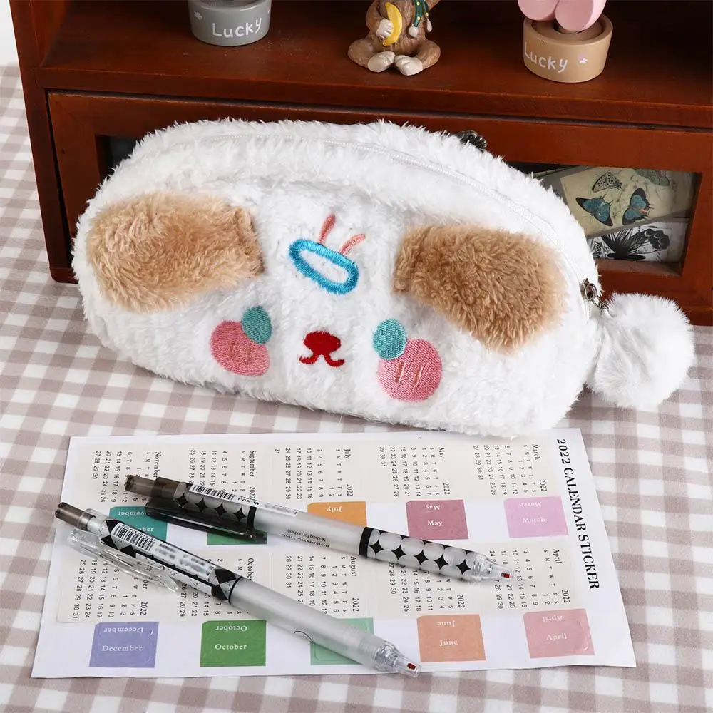 Supplies Large Capacity Children Korean Style Puppy Pencil Pouch Desktop Storage Bags Plush Stationery Bag Puppy Pencil Bag
Supplies Large Capacity Children Korean Style Puppy Pencil Pouch Desktop Storage Bags Plush Stationery Bag Puppy Pencil Bag