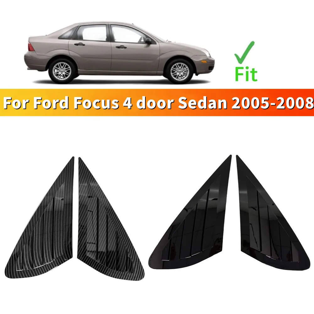 For Ford Focus 4 Door Sedan 2005-2008 Rear Window Louver Shutter Cover Side Vent Scoop Trim Windshield Cover Car Accessories
For Ford Focus 4 Door Sedan 2005-2008 Rear Window Louver Shutter Cover Side Vent Scoop Trim Windshield Cover Car Accessories