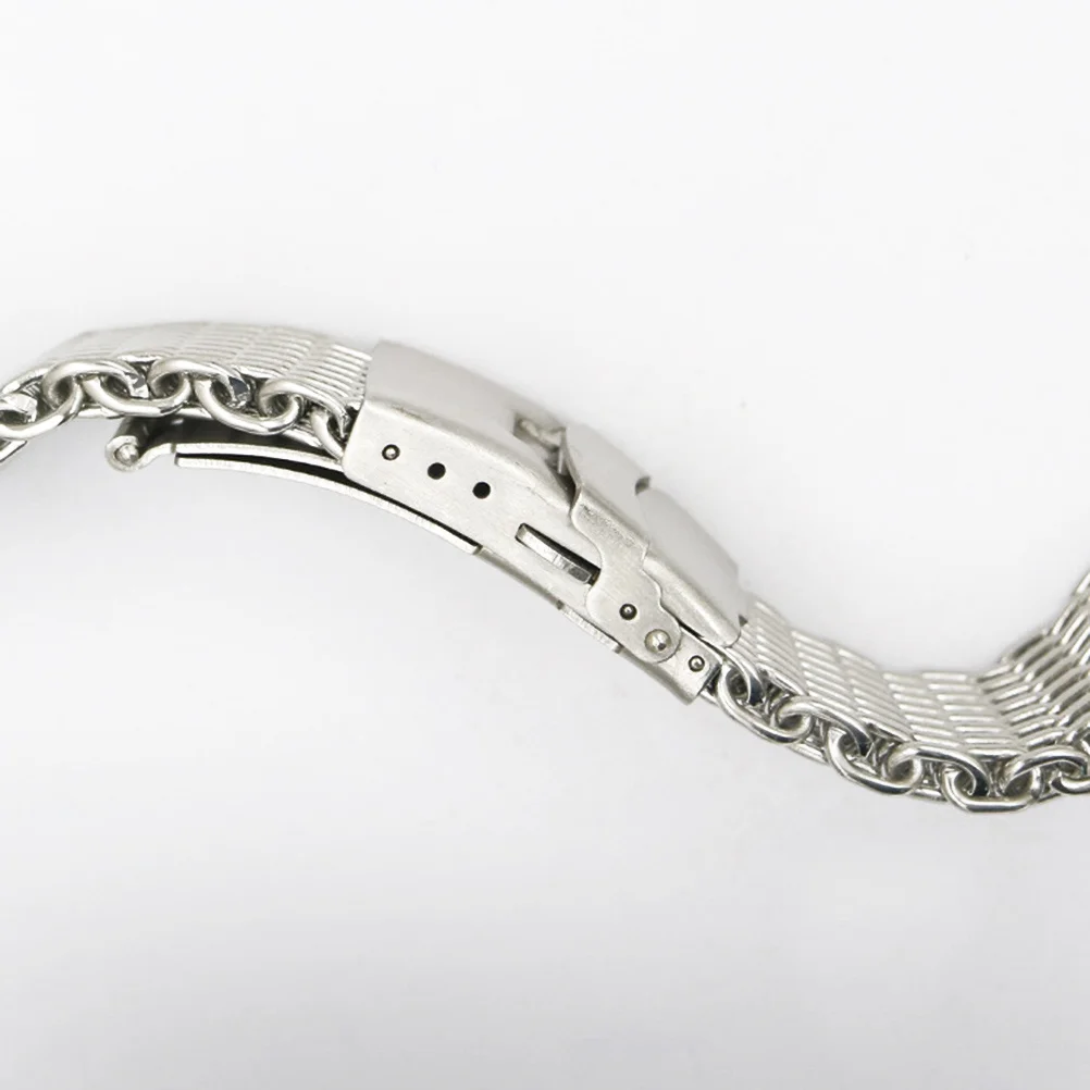 22Mm Mesh Watchband Stainless Steel Metal Band Fashionable Shark Mesh Design for Men Women Daily Styling Metal Watchband
22Mm Mesh Watchband Stainless Steel Metal Band Fashionable Shark Mesh Design for Men Women Daily Styling Metal Watchband