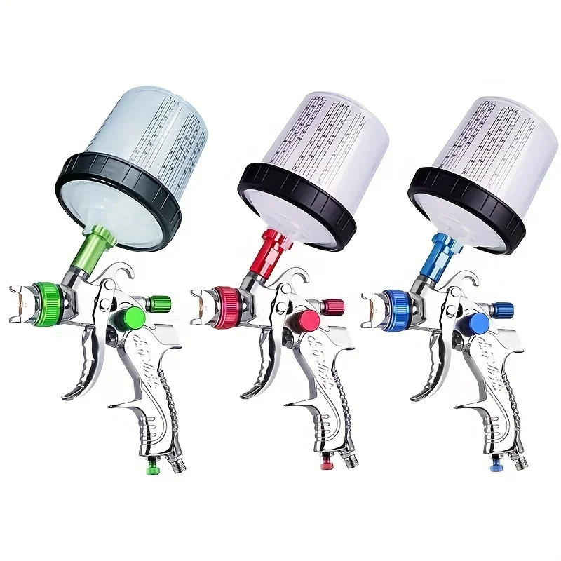 Gravity-Type Spray Gun 1.4/1.7/2.0mm Nozzle Hvlp Spray Gun For Car Painting Tool 10pcs 600ml No Clean Disposable Measuring Cup
Gravity-Type Spray Gun 1.4/1.7/2.0mm Nozzle Hvlp Spray Gun For Car Painting Tool 10pcs 600ml No Clean Disposable Measuring Cup