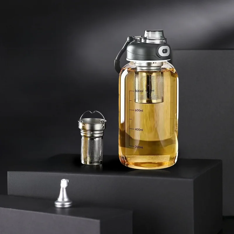 New Large Capacity Tea Water Separation Glass Cup Business Thickened Outdoor Sports Tea Brewing Glass Cup with Scale
New Large Capacity Tea Water Separation Glass Cup Business Thickened Outdoor Sports Tea Brewing Glass Cup with Scale
