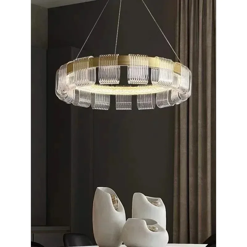 Italian Minimalist Luxury Designer Living Room Main Light Simple Modern Ring High-grade Atmosphere Bedroom Chandelier
Italian Minimalist Luxury Designer Living Room Main Light Simple Modern Ring High-grade Atmosphere Bedroom Chandelier
