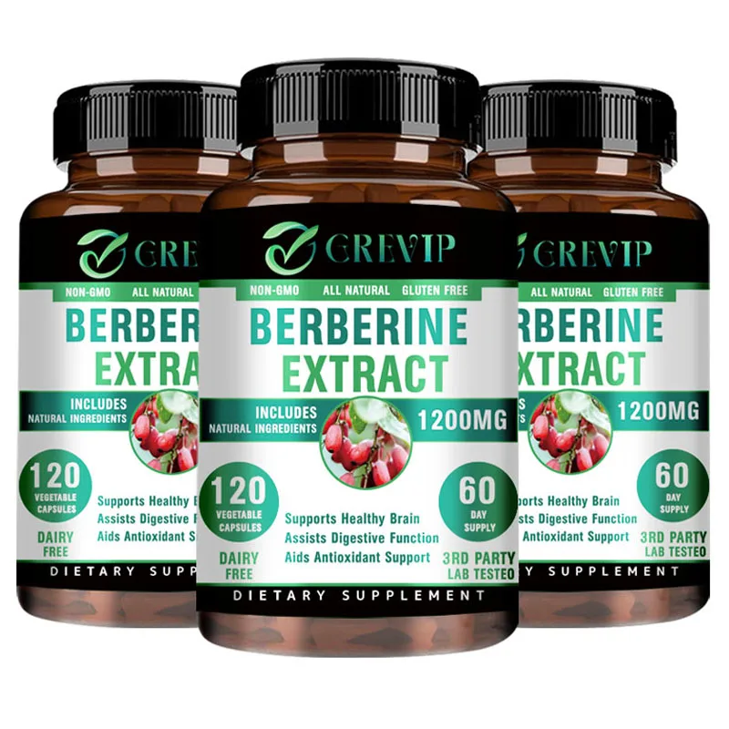 Berberine Capsules - Improve Intestinal Health, Promote Digestion, Enhance Immunity, Helps with Glucose Levels
Berberine Capsules - Improve Intestinal Health, Promote Digestion, Enhance Immunity, Helps with Glucose Levels
