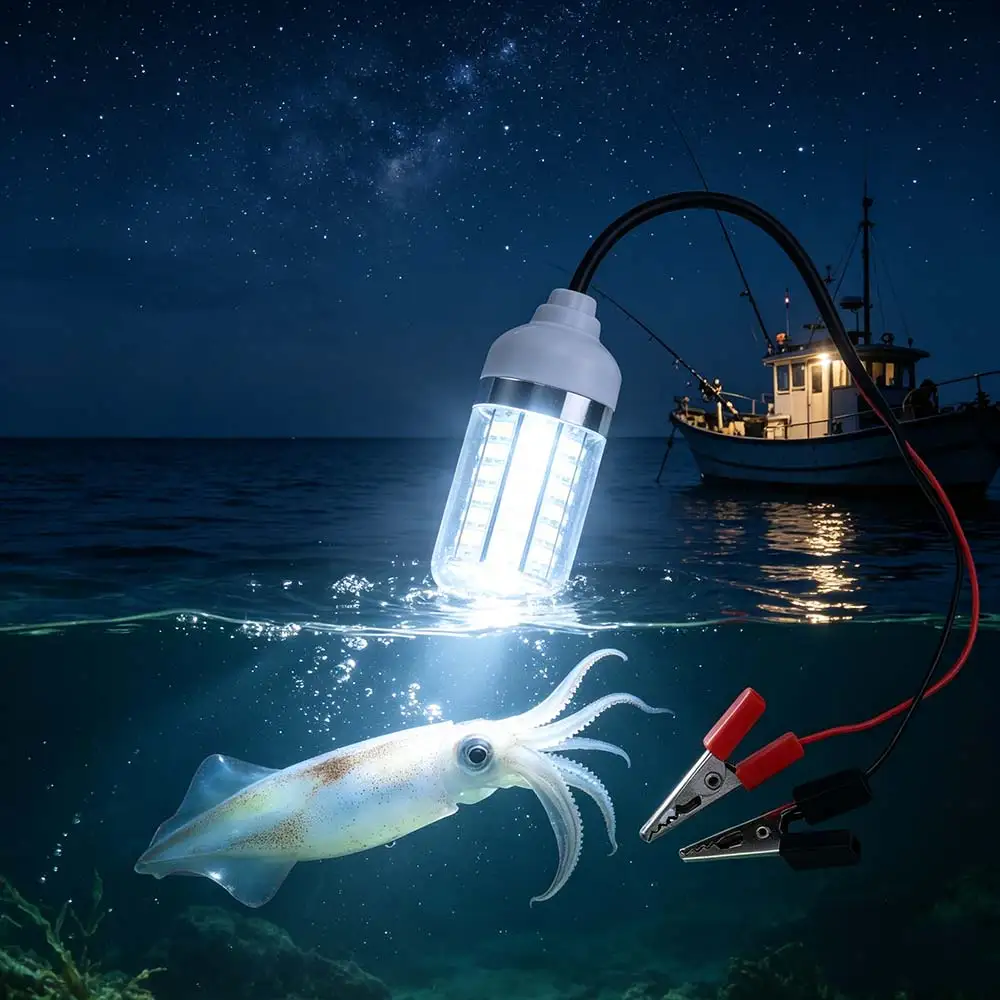 High-power 108 Leds Fishing Trap Light Underwater 12V LED Fish Finder Lamp IP68 Waterproof Fishing Light Squid Krill
High-power 108 Leds Fishing Trap Light Underwater 12V LED Fish Finder Lamp IP68 Waterproof Fishing Light Squid Krill