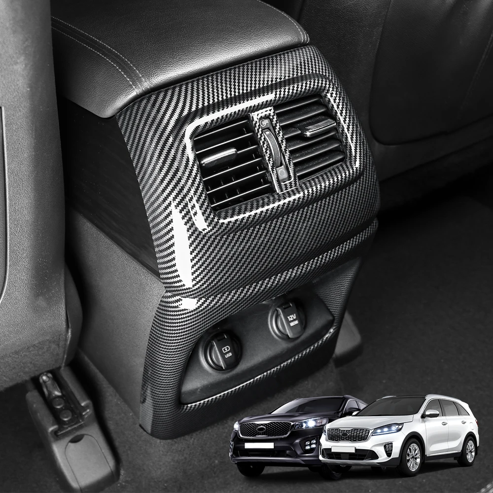 For Kia Sorento 2014-2020 ABS Car Rear Seat AC Air Vent Decorative Frame Back Anti-kick Cover LHD/RHD Interior Accessories
For Kia Sorento 2014-2020 ABS Car Rear Seat AC Air Vent Decorative Frame Back Anti-kick Cover LHD/RHD Interior Accessories