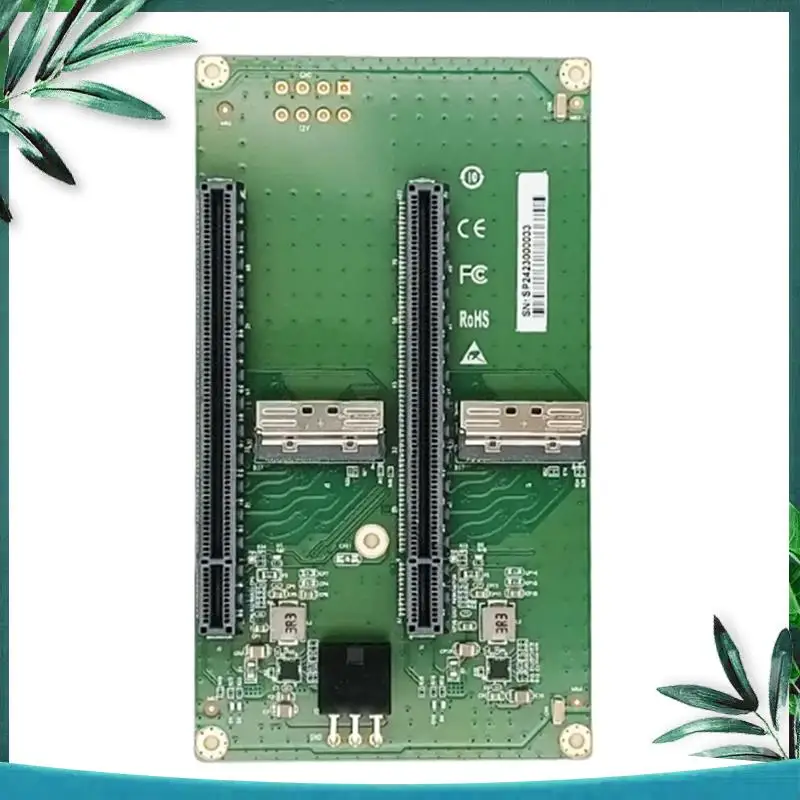 Двойная MCIO 8I To2x Pcie5.0 X16 Slot Riser Card Двойная MCIO 8I Riser Card Pcie5.0 X16 Slot Riser Card
Двойная MCIO 8I To2x Pcie5.0 X16 Slot Riser Card Двойная MCIO 8I Riser Card Pcie5.0 X16 Slot Riser Card