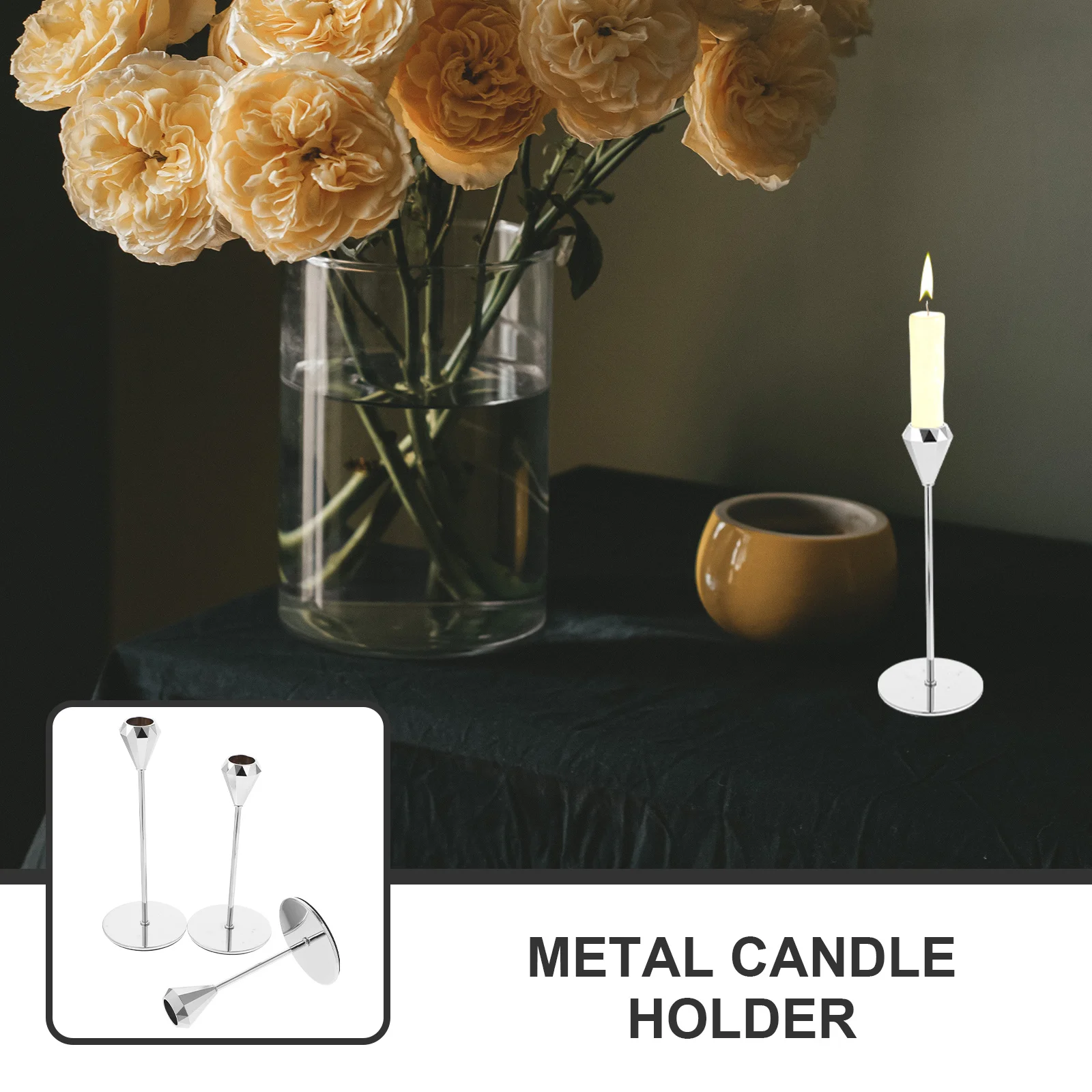 3Pcs Metal Holders Pillar Candlesticks for Wedding Party Banquet Table Centerpiece Decoration
3Pcs Metal Holders Pillar Candlesticks for Wedding Party Banquet Table Centerpiece Decoration