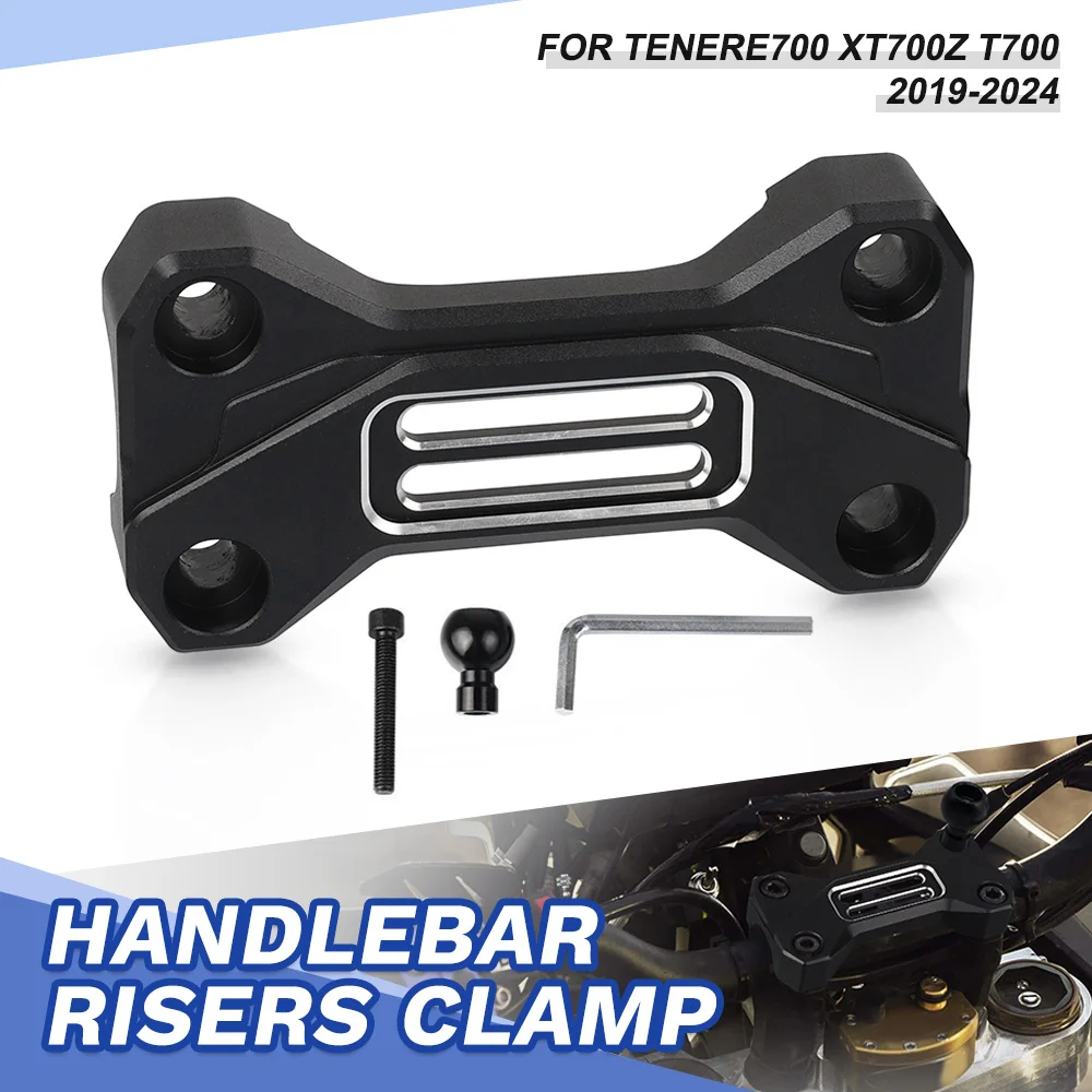 For Yamaha Tenere 700 XTZ XT700Z T700 2019-2023 CNC Aluminum Motorcycle Handlebar Risers Top Clamp Decorative cover TENERE700
For Yamaha Tenere 700 XTZ XT700Z T700 2019-2023 CNC Aluminum Motorcycle Handlebar Risers Top Clamp Decorative cover TENERE700