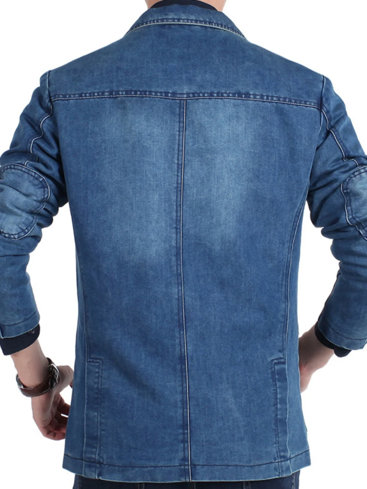 Casual Cotton Blend Men's Jaet 2023 Spring Autumn New Gentleman Sle Button Decorated Warm Outerwear ort Length Jeans Suit
Casual Cotton Blend Men's Jaet 2023 Spring Autumn New Gentleman Sle Button Decorated Warm Outerwear ort Length Jeans Suit