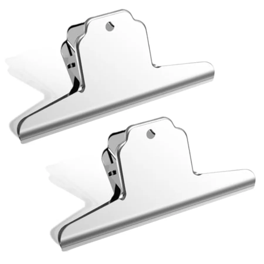 2 Pack Dog Food Bag Clip, 6.3 Inch Extra Large Stainless Steel Metal Bag Clips for Airtight Sealing, Heavy Duty Bag Clips for F
2 Pack Dog Food Bag Clip, 6.3 Inch Extra Large Stainless Steel Metal Bag Clips for Airtight Sealing, Heavy Duty Bag Clips for F