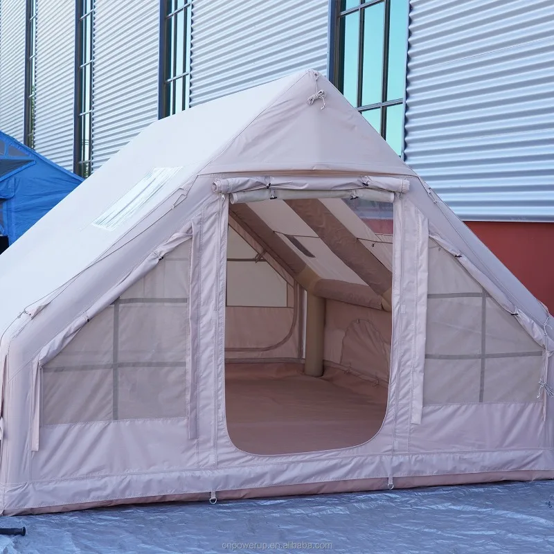 XMSJ 12kg Lightweight Inflatable Camping Tent Quick Setup 4-Season Waterproof Windproof Oxford Fabric 2 Bedrooms 1 Hall Air Colu
XMSJ 12kg Lightweight Inflatable Camping Tent Quick Setup 4-Season Waterproof Windproof Oxford Fabric 2 Bedrooms 1 Hall Air Colu