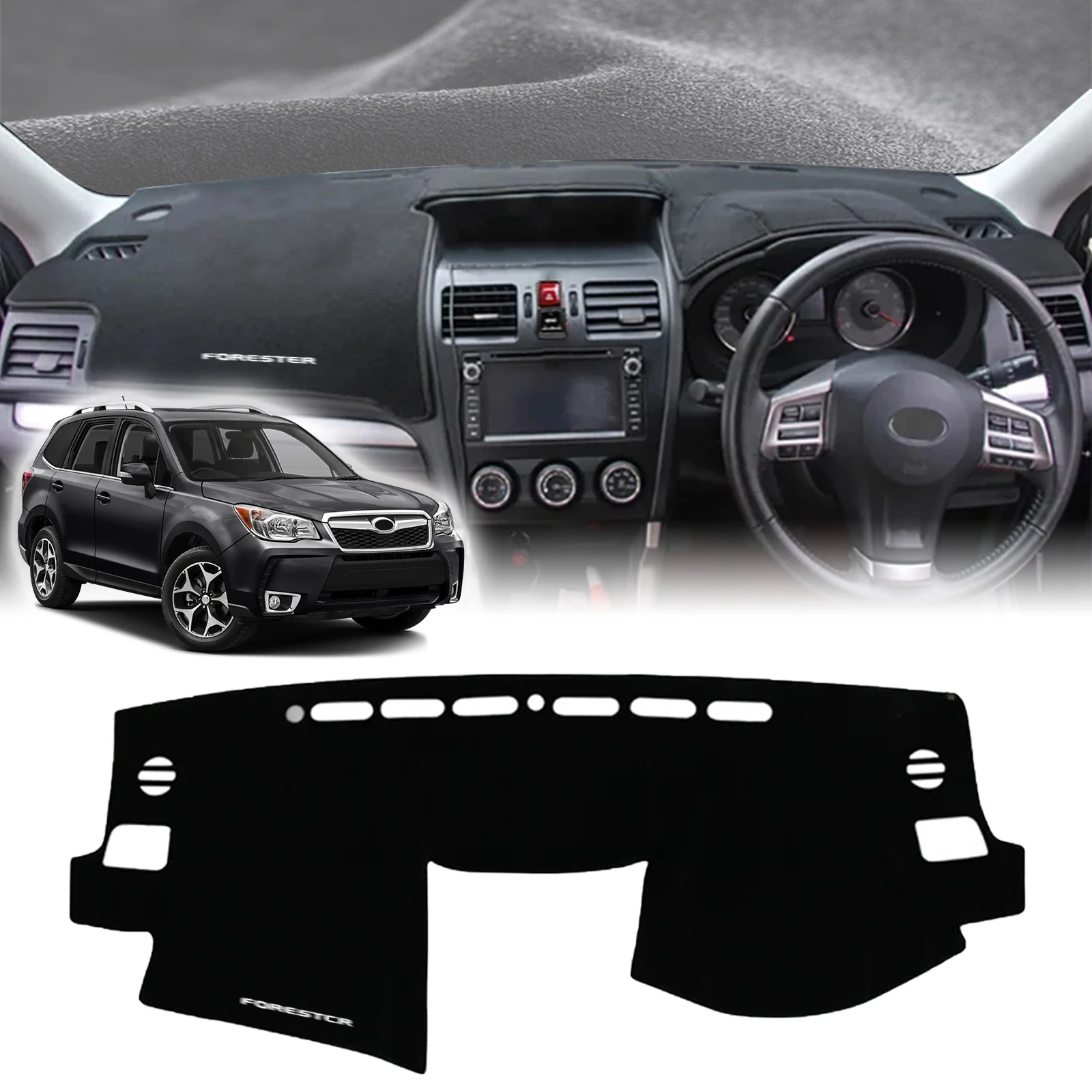 fit for Subaru Forester SJ 2014 2015 2016-2018 Car Dashmat DashMat Sunshade Dashboard Cover Pad Protective Carpet Accessories
fit for Subaru Forester SJ 2014 2015 2016-2018 Car Dashmat DashMat Sunshade Dashboard Cover Pad Protective Carpet Accessories