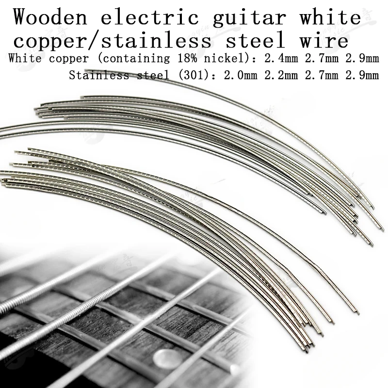 Fingerboard Frets Fret Wire For Acoustic Guitar Brass/Cupronickel/Stainless Steel Frets 2.0/2.2/2.4/2.7/2.9/3.2mm L260mm
Fingerboard Frets Fret Wire For Acoustic Guitar Brass/Cupronickel/Stainless Steel Frets 2.0/2.2/2.4/2.7/2.9/3.2mm L260mm