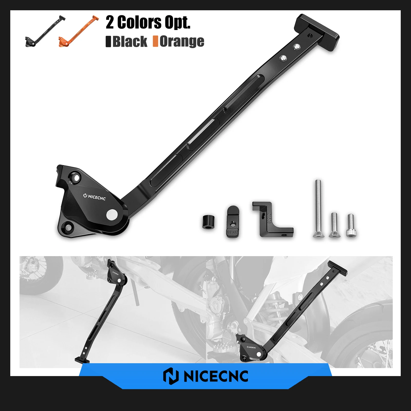For Husqvarna FC 450 350 250 TC 125 250 2017-2025 TC 150 300 2025 FC 250 Rockstar Edition 2024 Motorcycle Kickstand Adjustable 
For Husqvarna FC 450 350 250 TC 125 250 2017-2025 TC 150 300 2025 FC 250 Rockstar Edition 2024 Motorcycle Kickstand Adjustable