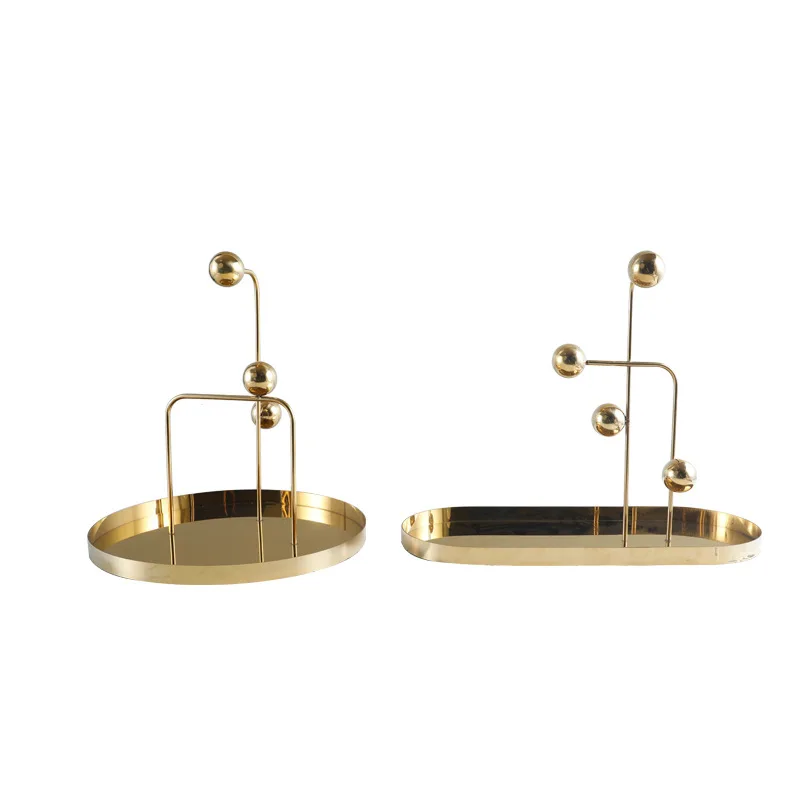 Nordic minimalist metal tray ornament light luxury model room hotel cosmetic bathroom storage living room coffee table fruit pla
Nordic minimalist metal tray ornament light luxury model room hotel cosmetic bathroom storage living room coffee table fruit pla
