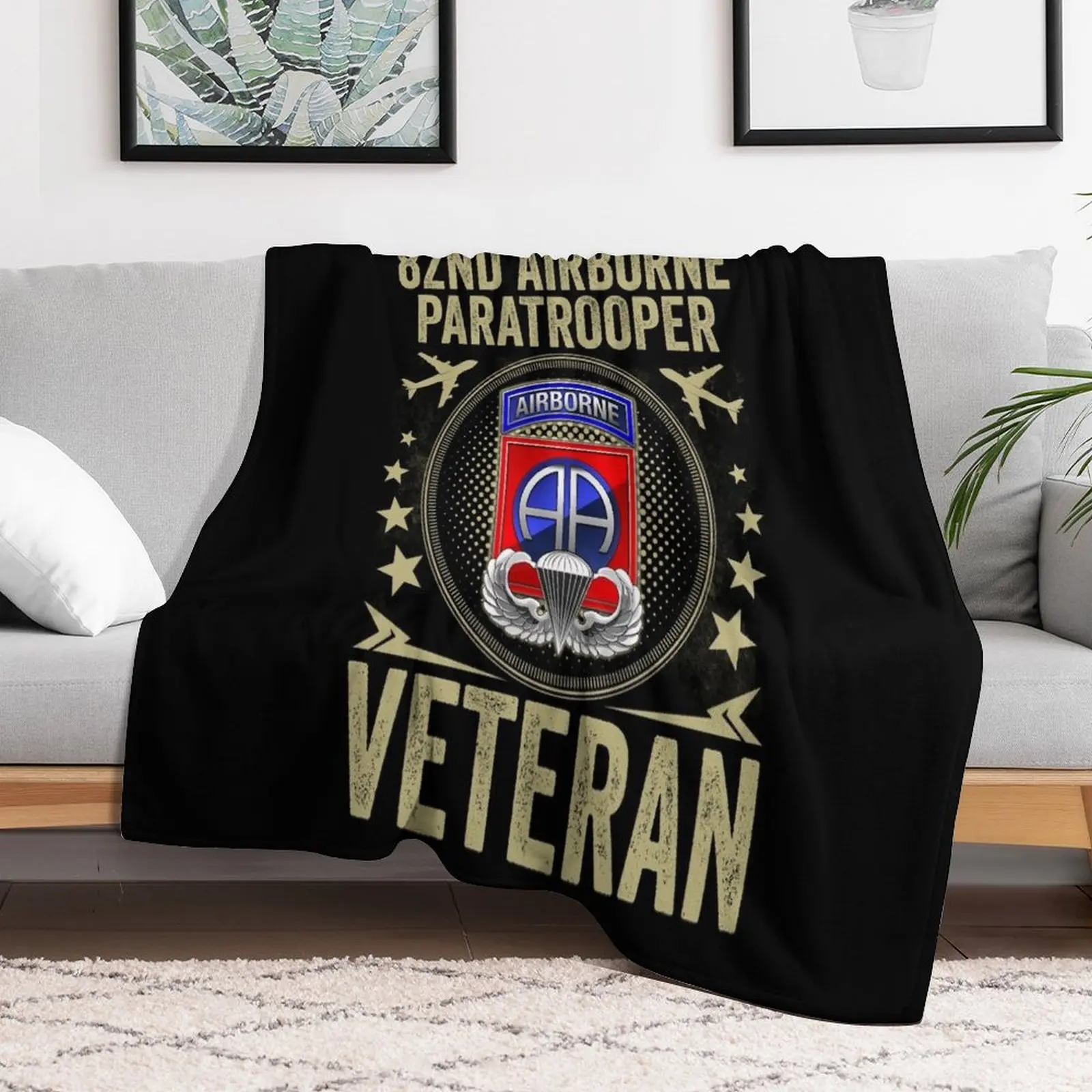 82nd Airborne Division Paratrooper Army Veteran Throw Blanket Loose Flannel Fabric For Decorative Sofa Blankets
82nd Airborne Division Paratrooper Army Veteran Throw Blanket Loose Flannel Fabric For Decorative Sofa Blankets