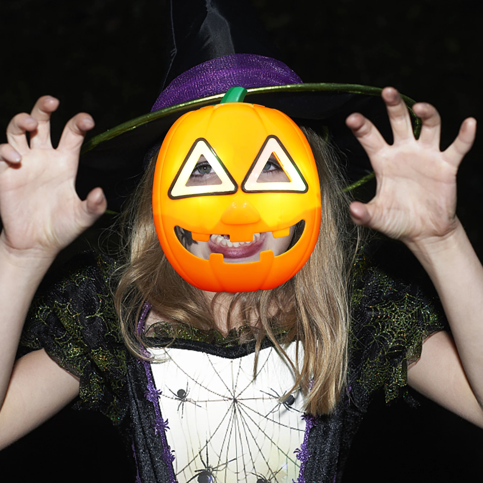 Glowing Pumpkin Mask Full Face LED Music Halloween Party Costume Child Decorations Lightweight Plastic Material
Glowing Pumpkin Mask Full Face LED Music Halloween Party Costume Child Decorations Lightweight Plastic Material