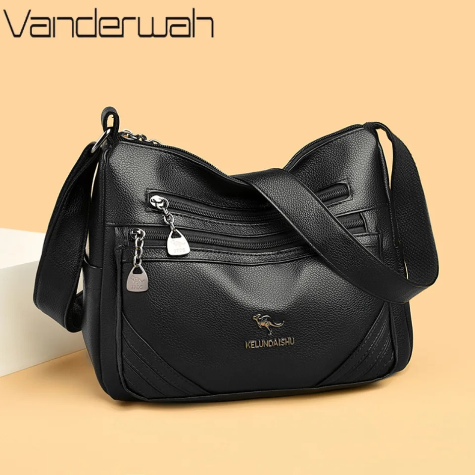 Luxury Genuine Brand Soft PU Leather Multi-pocket Designer Shoulder Bag for Women Solid Color Crossbody Bag Messenger Bag Sac
Luxury Genuine Brand Soft PU Leather Multi-pocket Designer Shoulder Bag for Women Solid Color Crossbody Bag Messenger Bag Sac