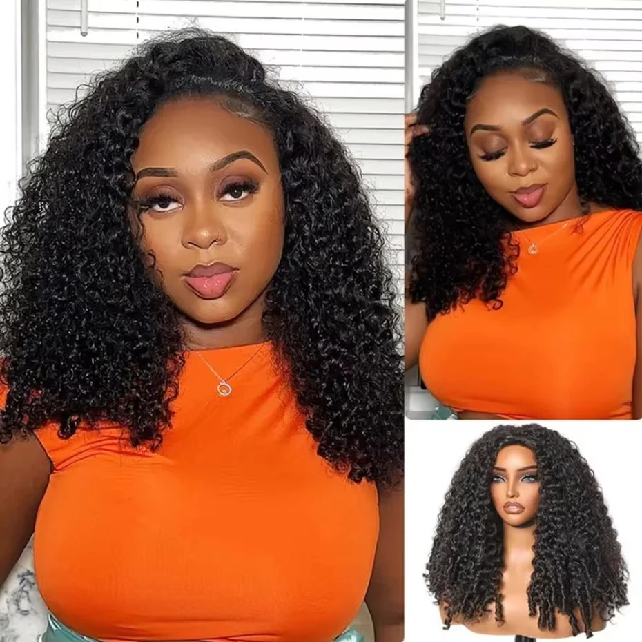 3 IN 1 Half Wig With Drawstring Burmese Curly Half Wig Glueless Wig Raw Human hair Ready to Wear Flip Over Deep Wave Half Wig
3 IN 1 Half Wig With Drawstring Burmese Curly Half Wig Glueless Wig Raw Human hair Ready to Wear Flip Over Deep Wave Half Wig