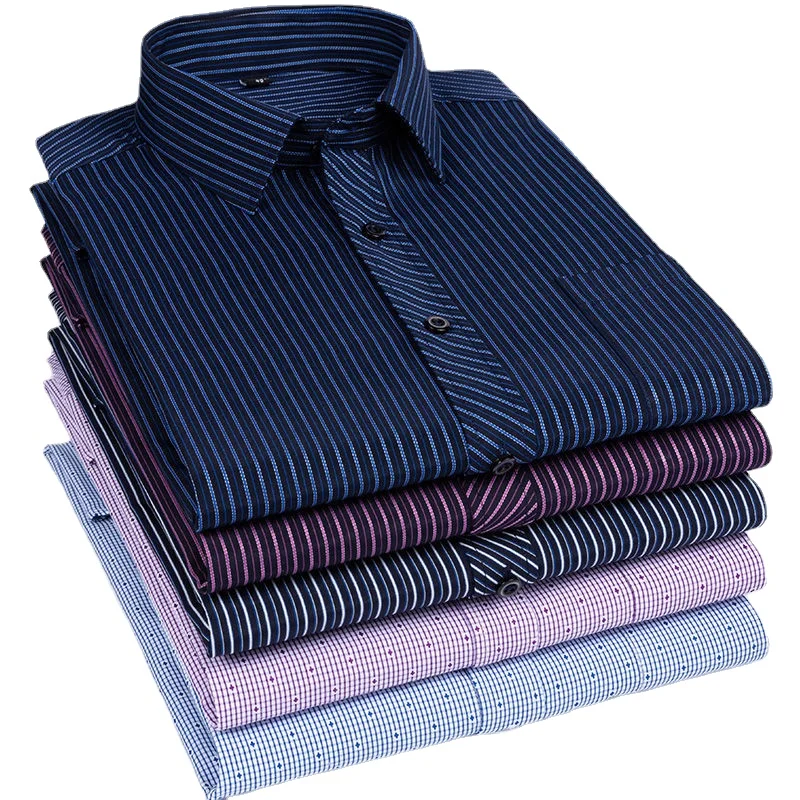 High Quality Men's Long-Sleeved Shirt Thin Business Office Shirt Striped Pocket Outfit Smart Casual Office Clothing Oversized
High Quality Men's Long-Sleeved Shirt Thin Business Office Shirt Striped Pocket Outfit Smart Casual Office Clothing Oversized