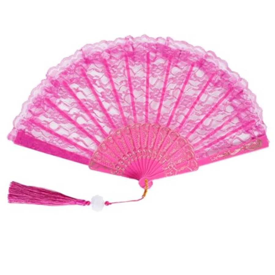 Lace Handheld Folding Fan Embroide Flower Bridal Hand Fan Chinese Japanese Vintage Fan for 90s Costume Wedding Dancing Tea Part
Lace Handheld Folding Fan Embroide Flower Bridal Hand Fan Chinese Japanese Vintage Fan for 90s Costume Wedding Dancing Tea Part