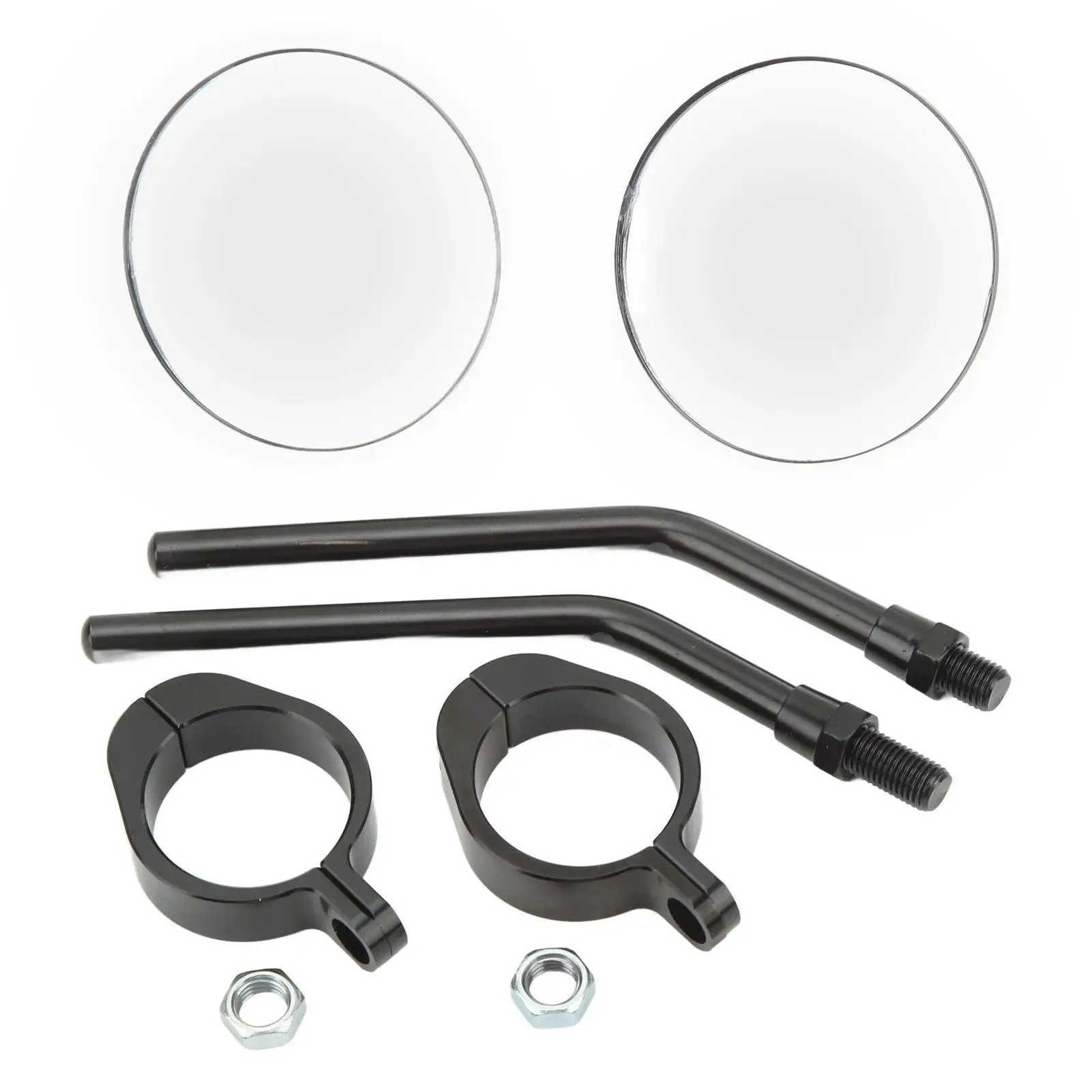 Flexible Round Rear View Side Mirror for Motorcycle - Clear Vision for 38mm Handlebar Bumper Accessory
Flexible Round Rear View Side Mirror for Motorcycle - Clear Vision for 38mm Handlebar Bumper Accessory